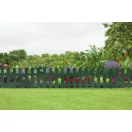   Bordură clasică pentru paturi din plastic, verde Farm Border 0,4x0,79 m (4 buc.)