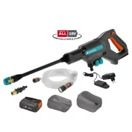   Aparat de spălat cu presiune cu acumulator, set AquaClean 24/18V P4A Gardena
