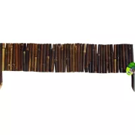 Bordură din bambus "Bamboo Border" maro 0,35x1 m