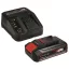 Einhell baterie + încărcător 2,5Ah 18V Power-X-Change Starter-Kit