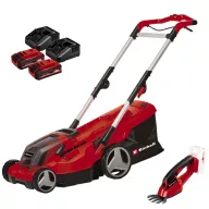   Einhell mașină de tuns gazon cu acumulator GE-CM 36/37 Li Set (2x3,0Ah)