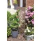 Suport metalic pentru plante cu motive decorative de frunze Athea trellis maro 0,33x1,2m