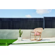   Trestie sintetică de răchită cu efect natural VIMET LOP antracit 1,5x3 m