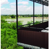 Ovală de plastic Litecane PVC maro 1x3 m