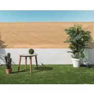 Plasă de gard cu ochiuri de nasturi Recynet nisip 1x10 m