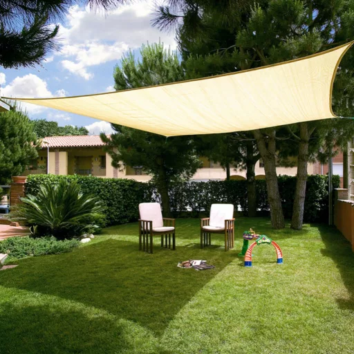 SUNNET KIT ■ țesut soare naviga bej 3,6 x 3,6 m