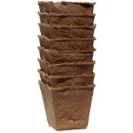   Ghivece de turbă "Ghivece de creștere" 8x8 cm 12 buc