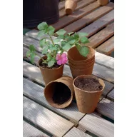 Ghiveci din turbă Growing pot diametru 8 cm 20 buc natural