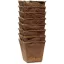Ghivece din turbă Growing pots 8x8 cm 21 buc natur