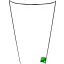 Suport semicircular pentru plante CHELSEA 40x80cm