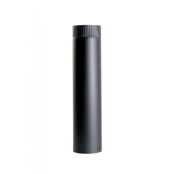 Ţeavă de fum perete groasă (1,8 mm) negru , 500 mm diametru: 200 mm