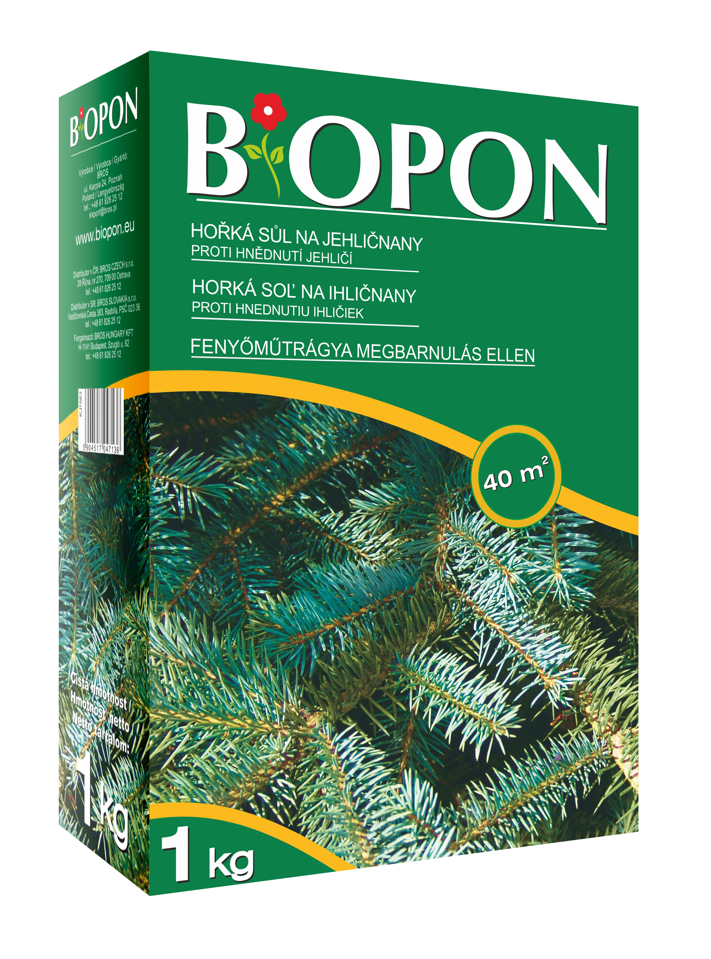 Biopon îngrășământ de pin împotriva rumenire 1 kg