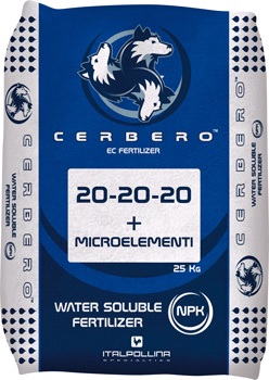 Cerbero  îngrășământ solubil în apă 20-20-20+TE 25 kg