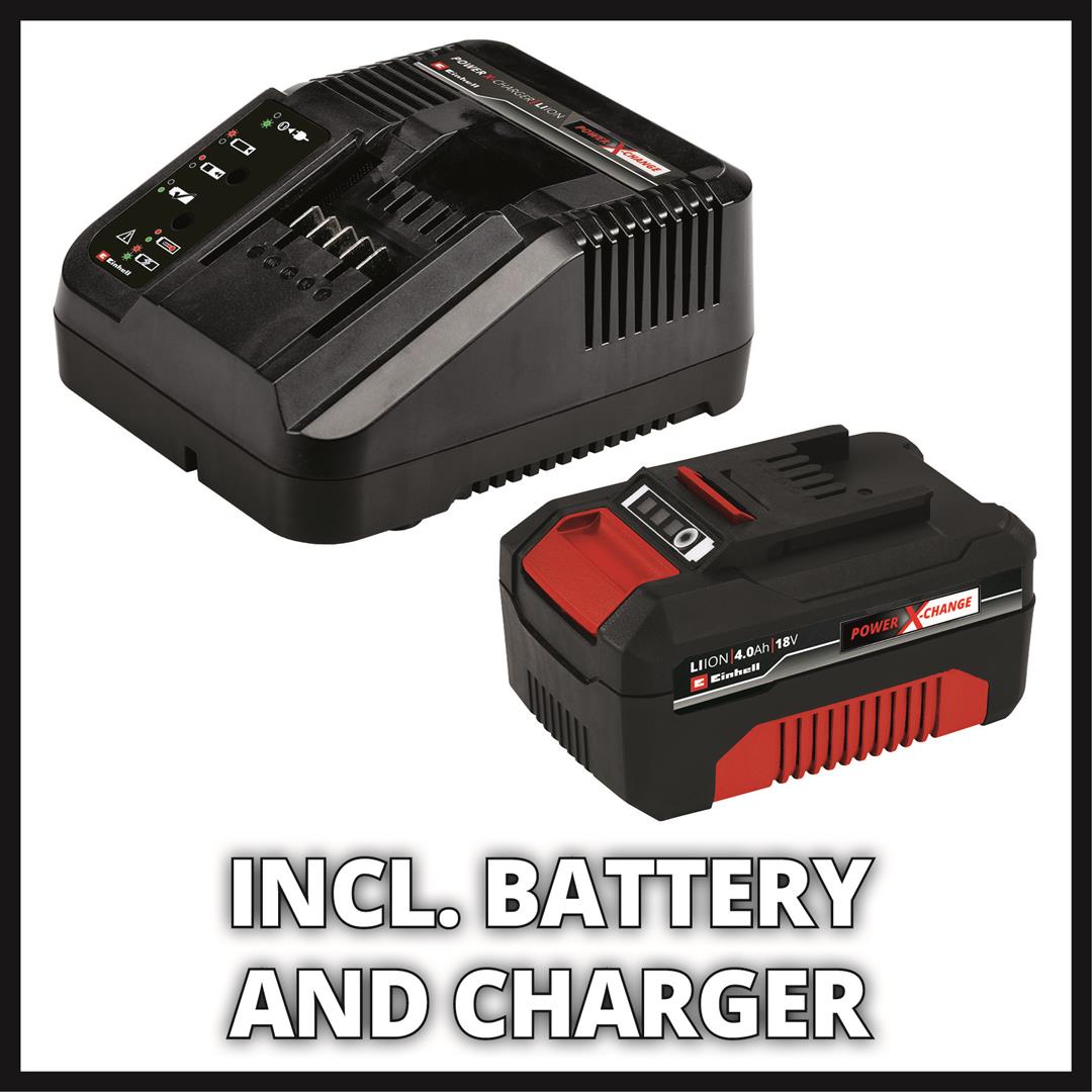 Einhell battery-powered lawn mower GE-CM 18/33 Li (1x4,0Ah)