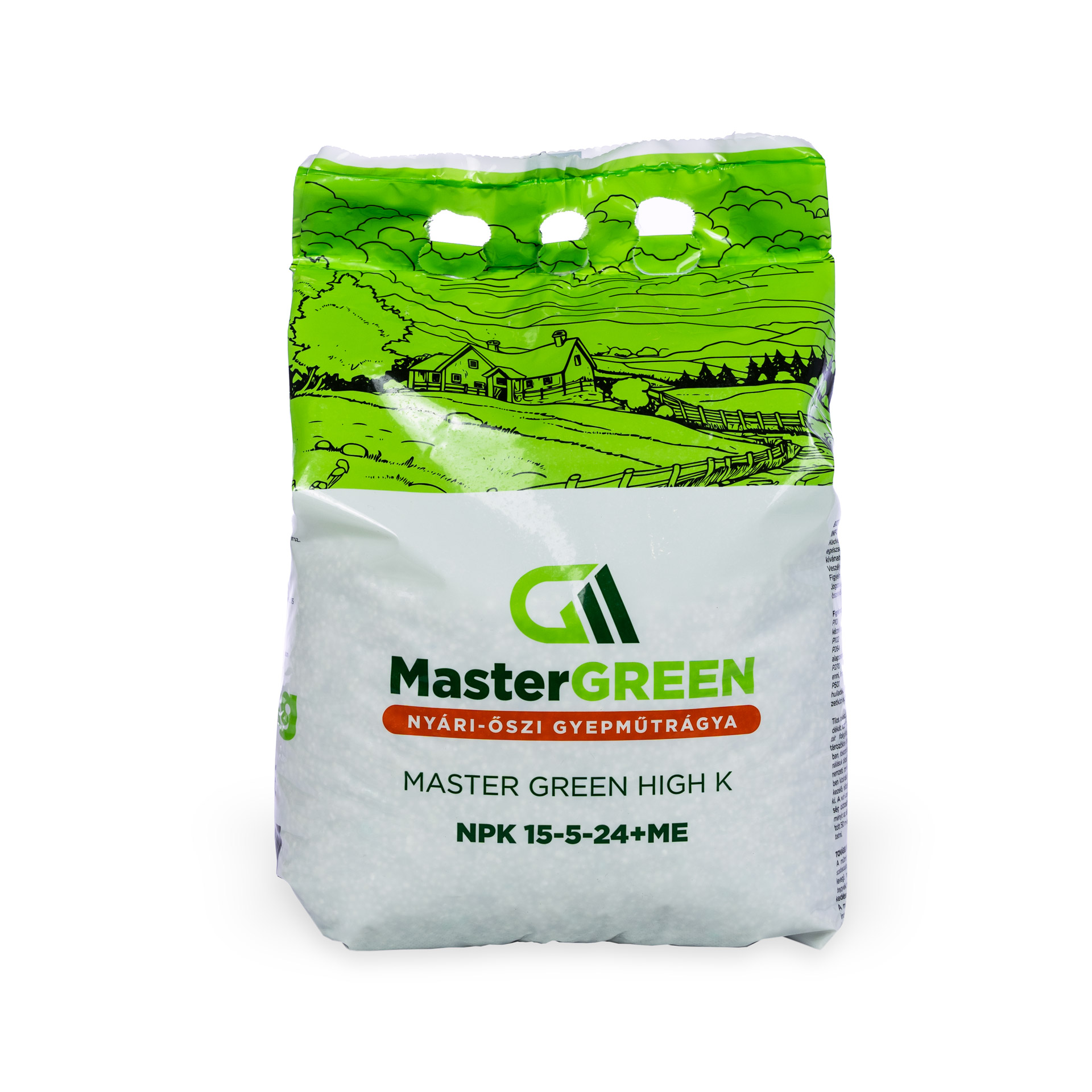 Master Green High K gyeptrágya (15-5-24+S+TE) 5 kg