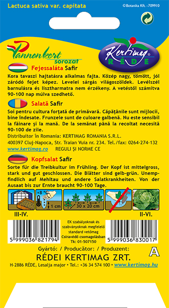 Fejessaláta Safir 2g