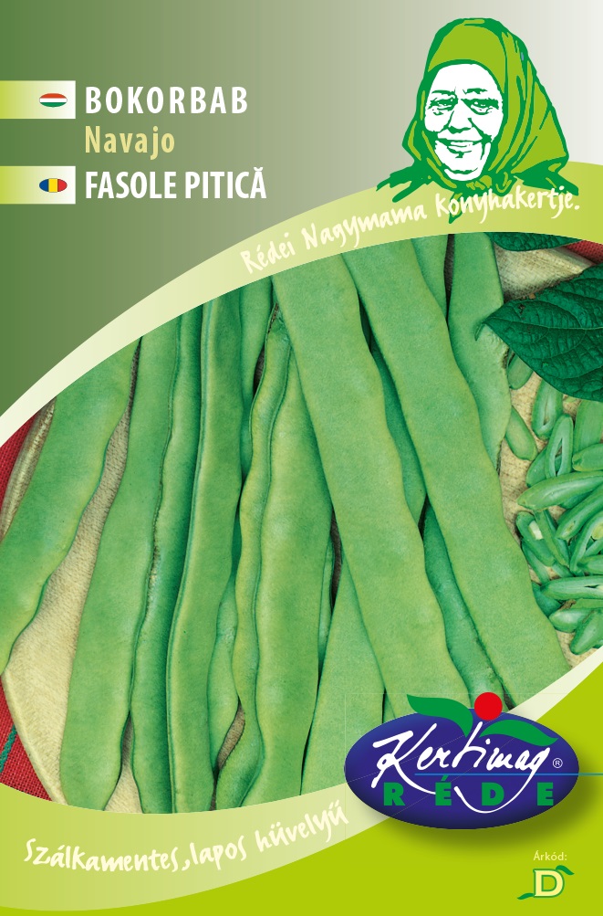 Fasole pitică cu păstaie verde  Navajo 50g