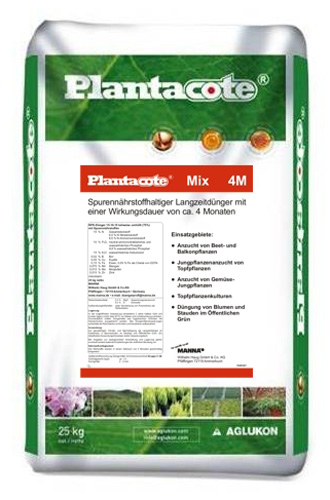 Plantacote Mix 15+10+15+2MgO+TE 4 Hó 25 kg