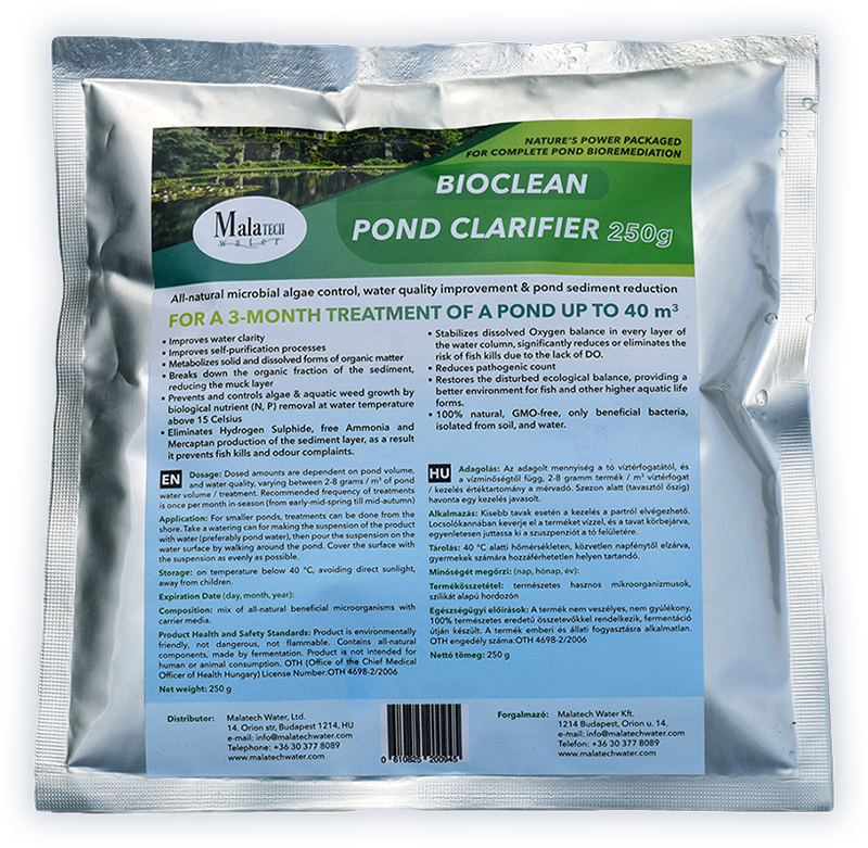 Bioclean Pond Clarifier bioremediációs mikrobakészítmény 250 g