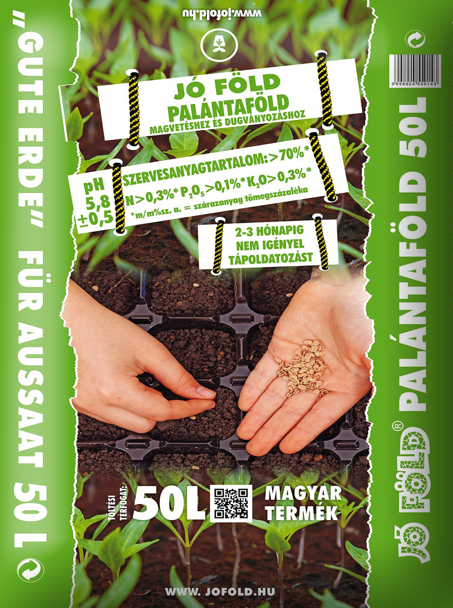 Pământ pentru seminţe Jó-Föld 50 l