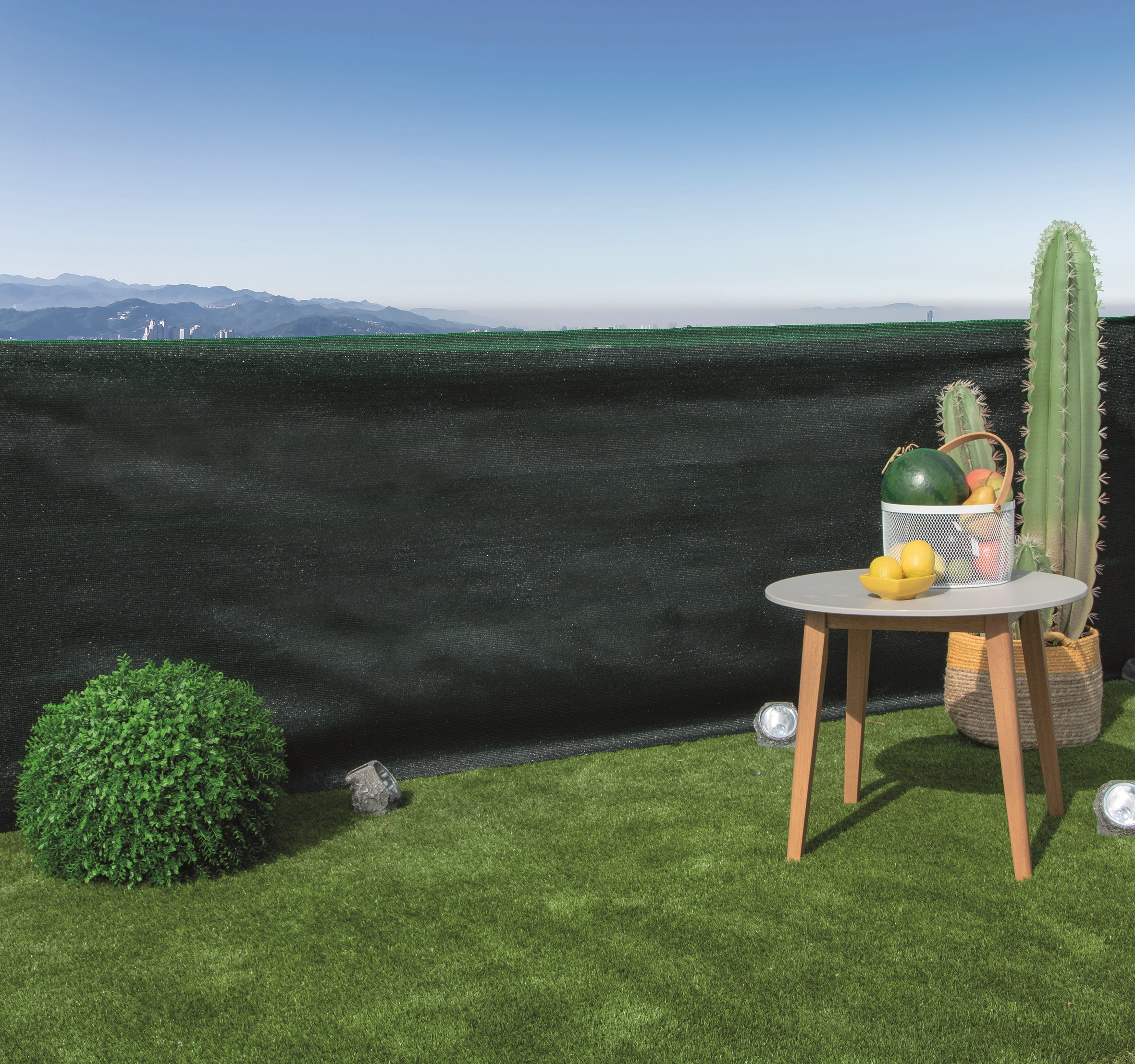 Plasă pentru garduri cu butoniere Recynet Plus verde 1,5x10 m