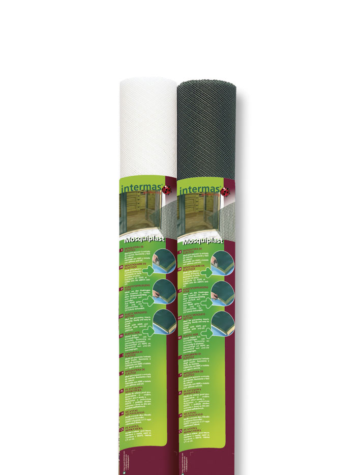 Plasă de țânțari plastic Mosquiplast alb 1x50 m
