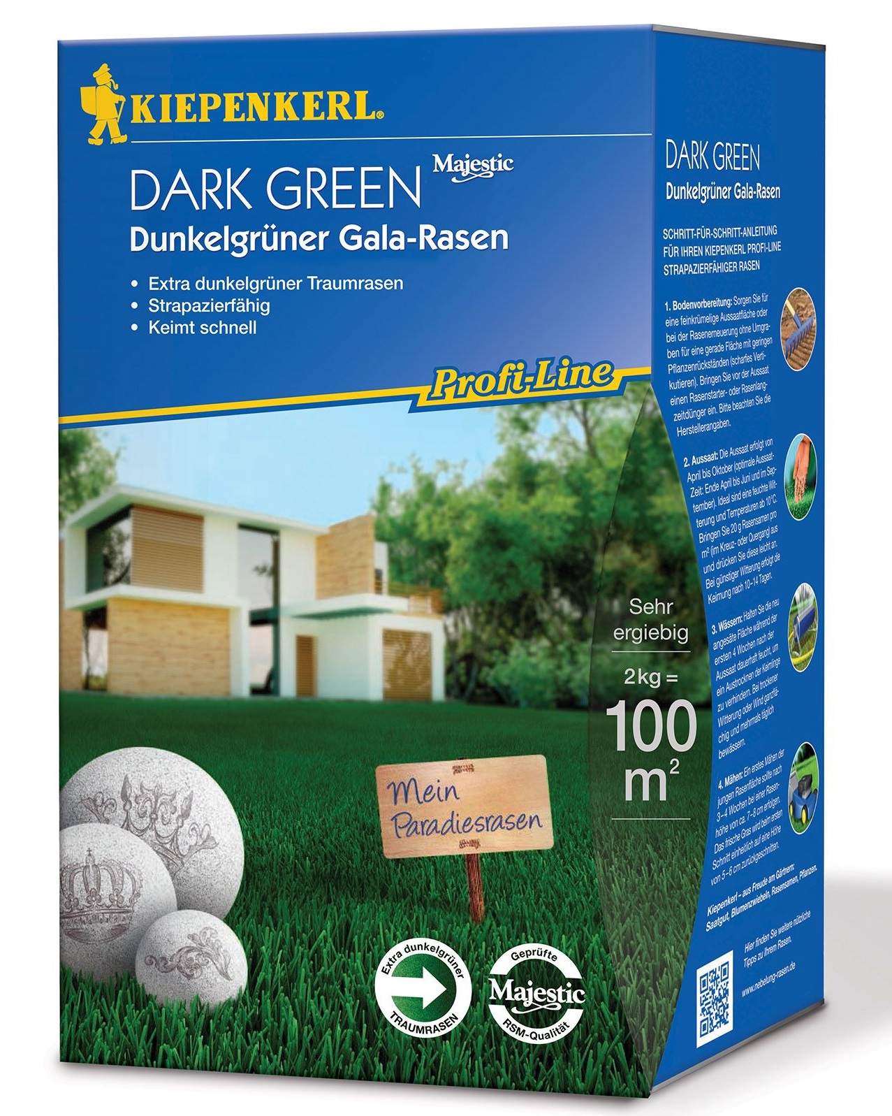 Semințe de iarbă  Profi-Line Dark Green Kiepenkerl 2 kg