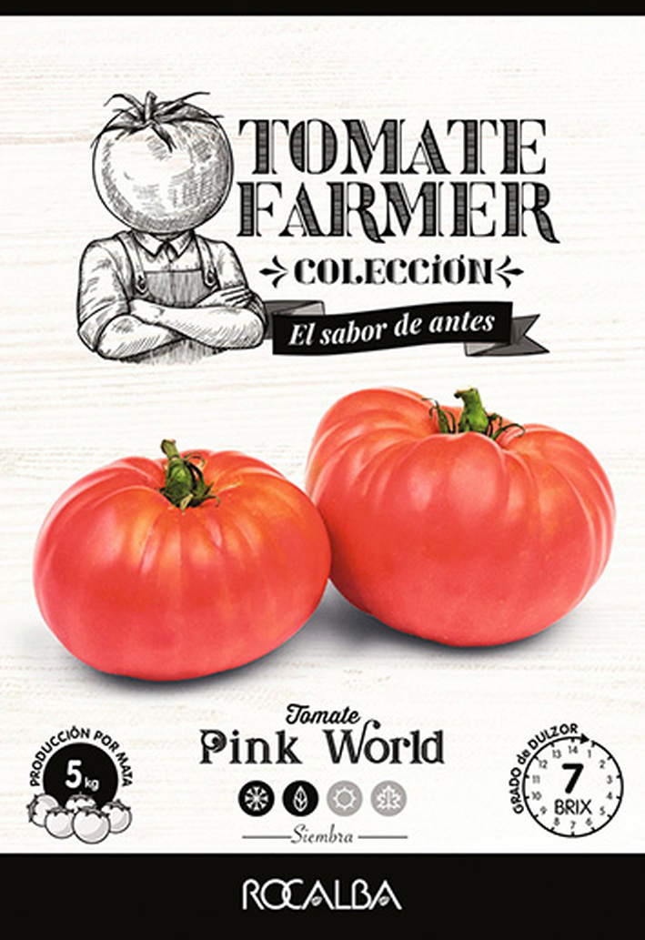 Roșii Pink World (Farmer) Rocalba 15 semințe