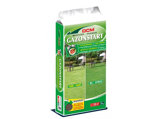 DCM îngrășământ de gazon starter și de întreținere de primăvară (12-3-3 45% material organic) 10 kg