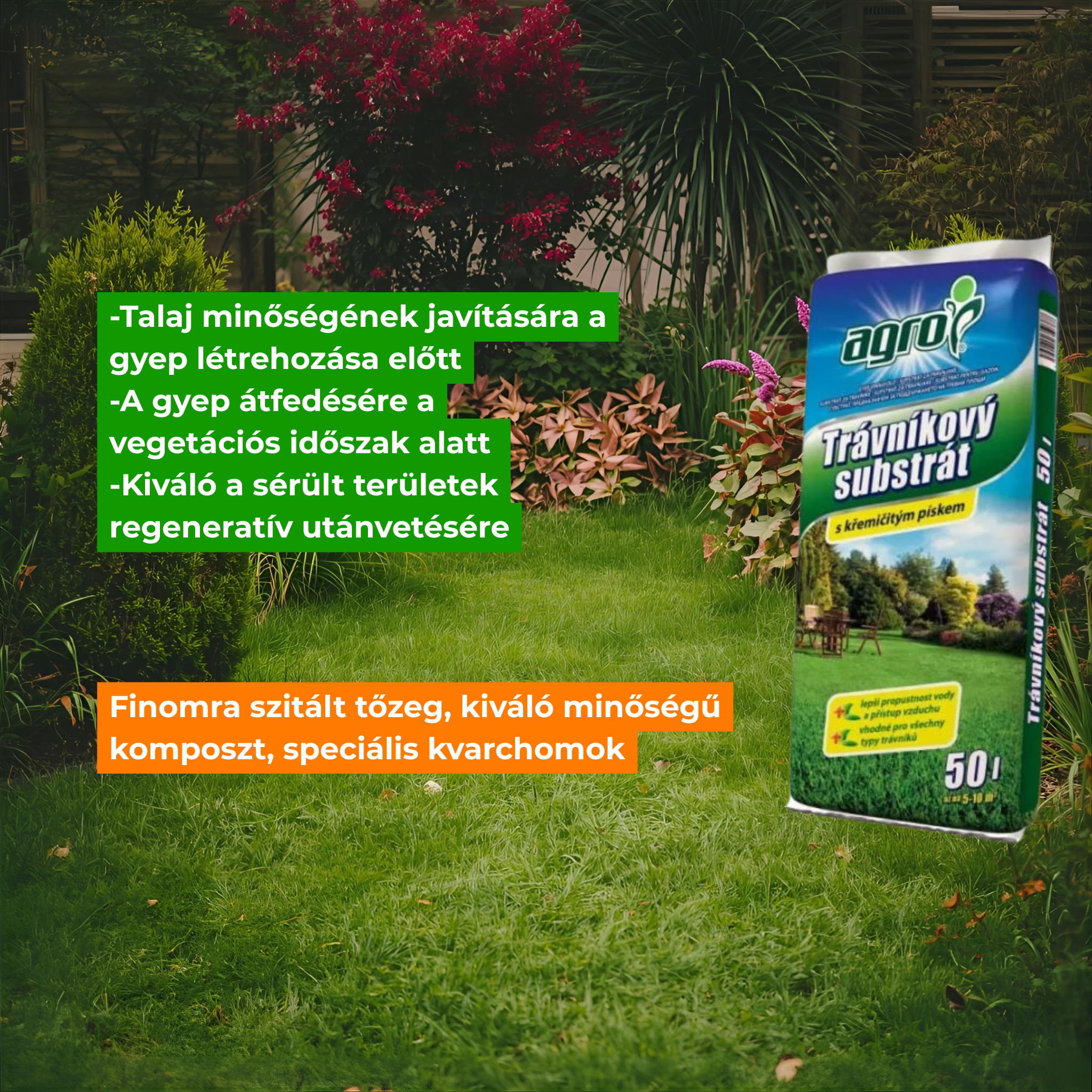 Sol pentru peluze și gazon Agro 50 l
