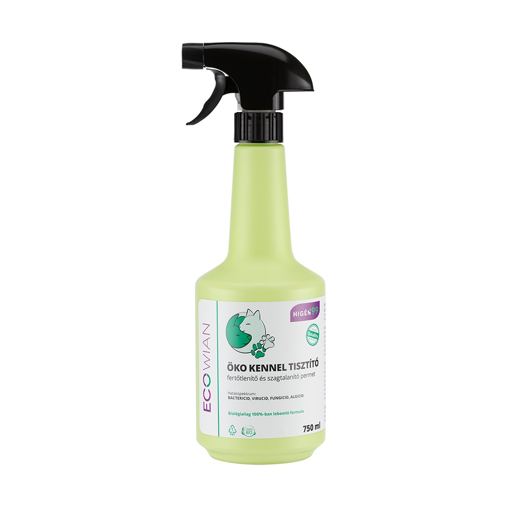 HIGÉN+99 ÖKO Kennel tisztító, fertőtlenítő és szagtalanító 750 ml