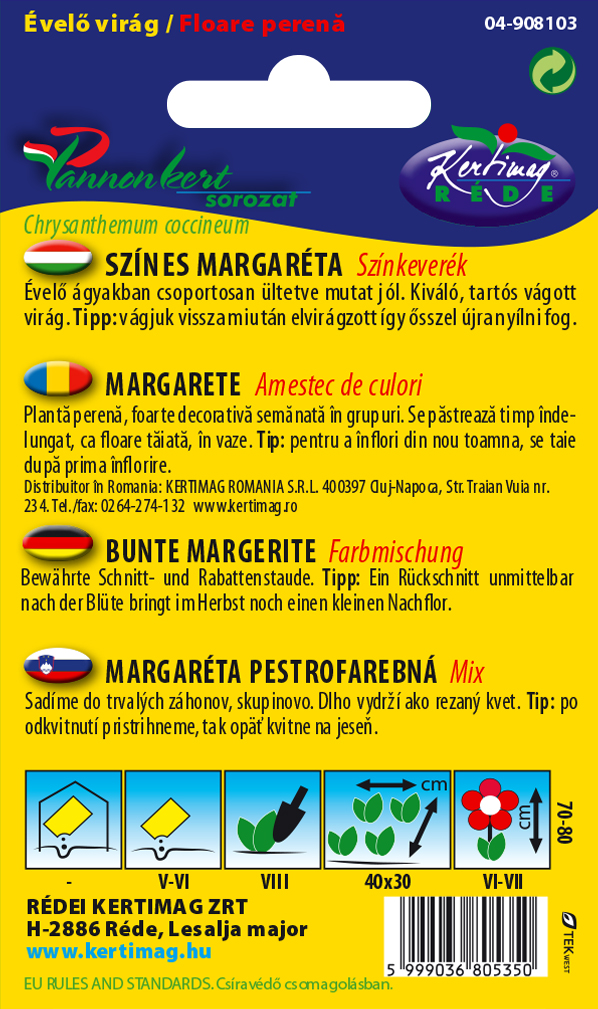 Színes Margaréta színkeverék 0,25g