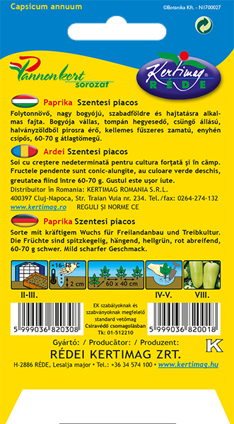 Ardei Szentesi piacos 0,5g