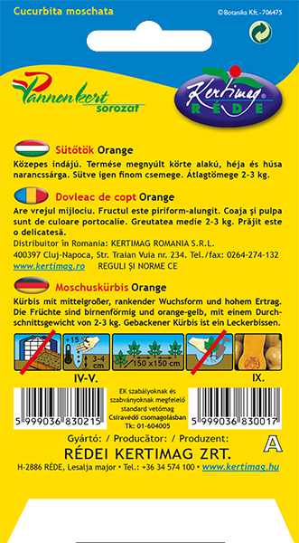 Dovleac plăcintar Orange 1 g