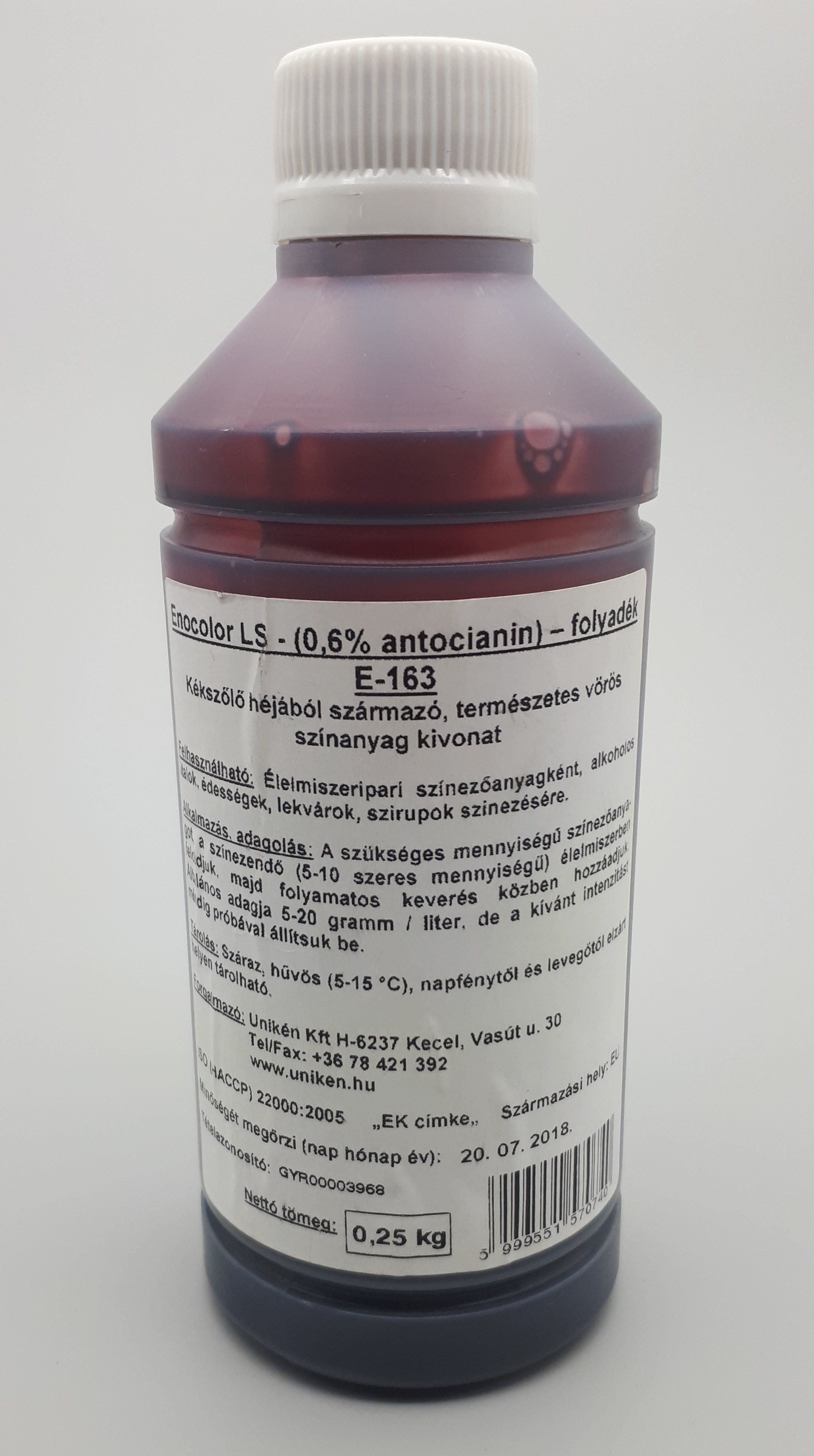 Vopsea de vin (Enocolor LS) 0,25 kg