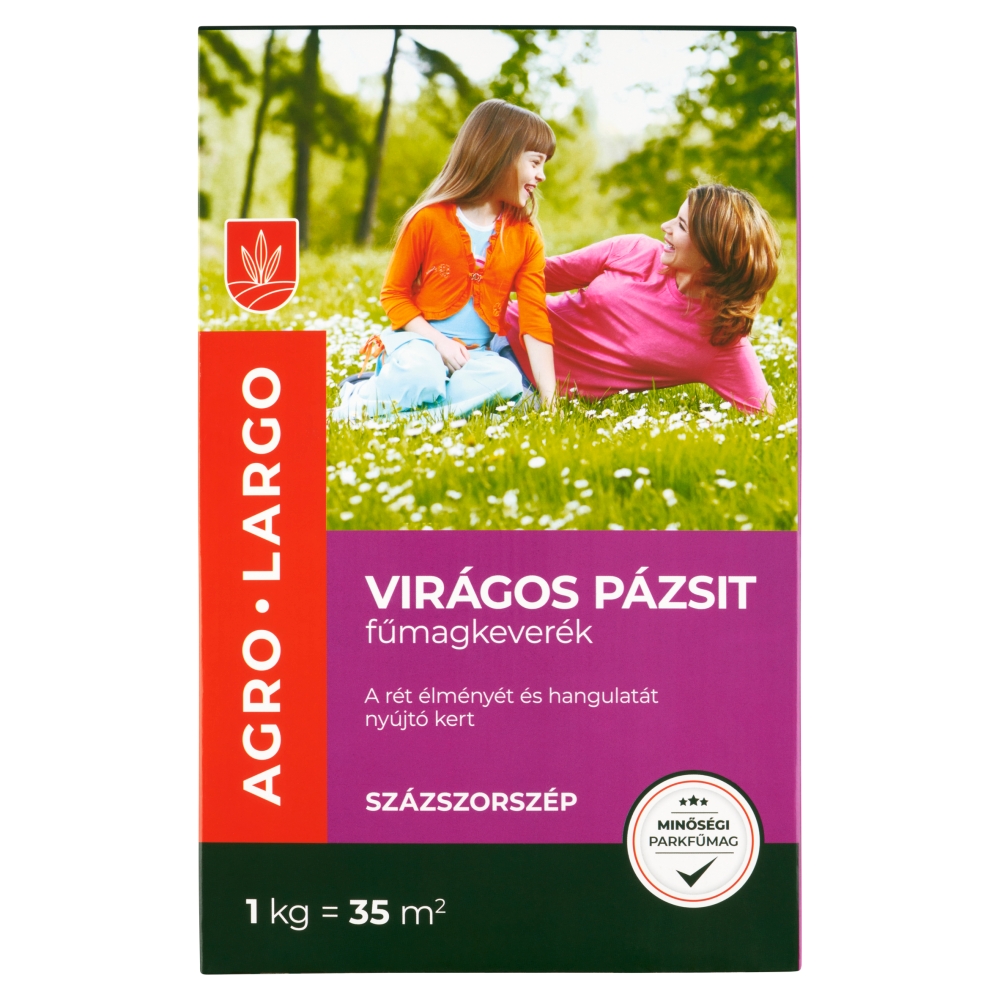 Semințe de iarbă amestec cu semințe de flori mărgărită Agro-Largo 1 kg