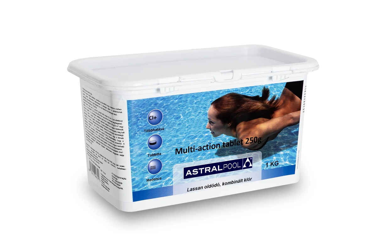 Astrapool Action 10 Multi-10 funkciós fertőtlenítő tabletta 250g/db 1 kg