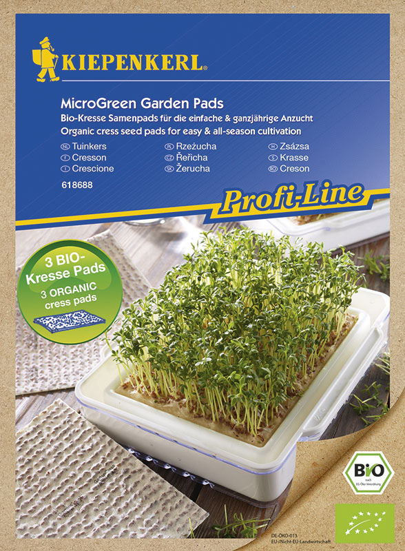 Micro Legume Bio Zsázsa tampoane de semințe  Kiepenkerl 3 buc