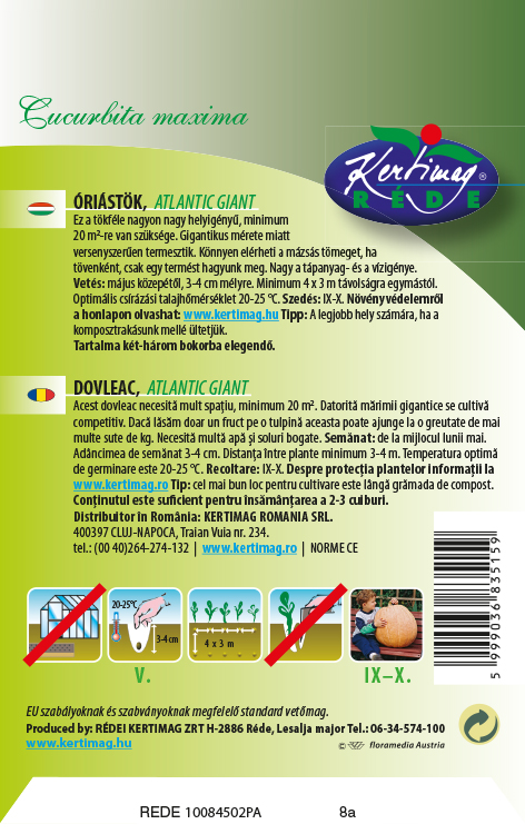 Dovleac gigant Atlantic giant 6 g