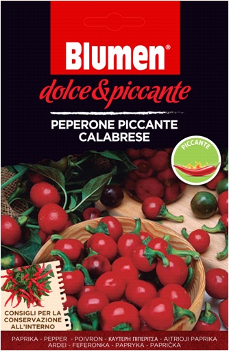 Kalabriai erős pepperóni – csípős Blumen (kb. 10-20 szem)