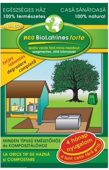 BioLatrine komposztáló, szagsemlegesítő anyag 4x15g