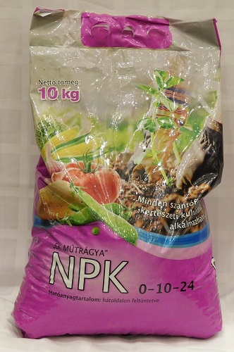 NPK 0-10-24 műtrágya 10 kg