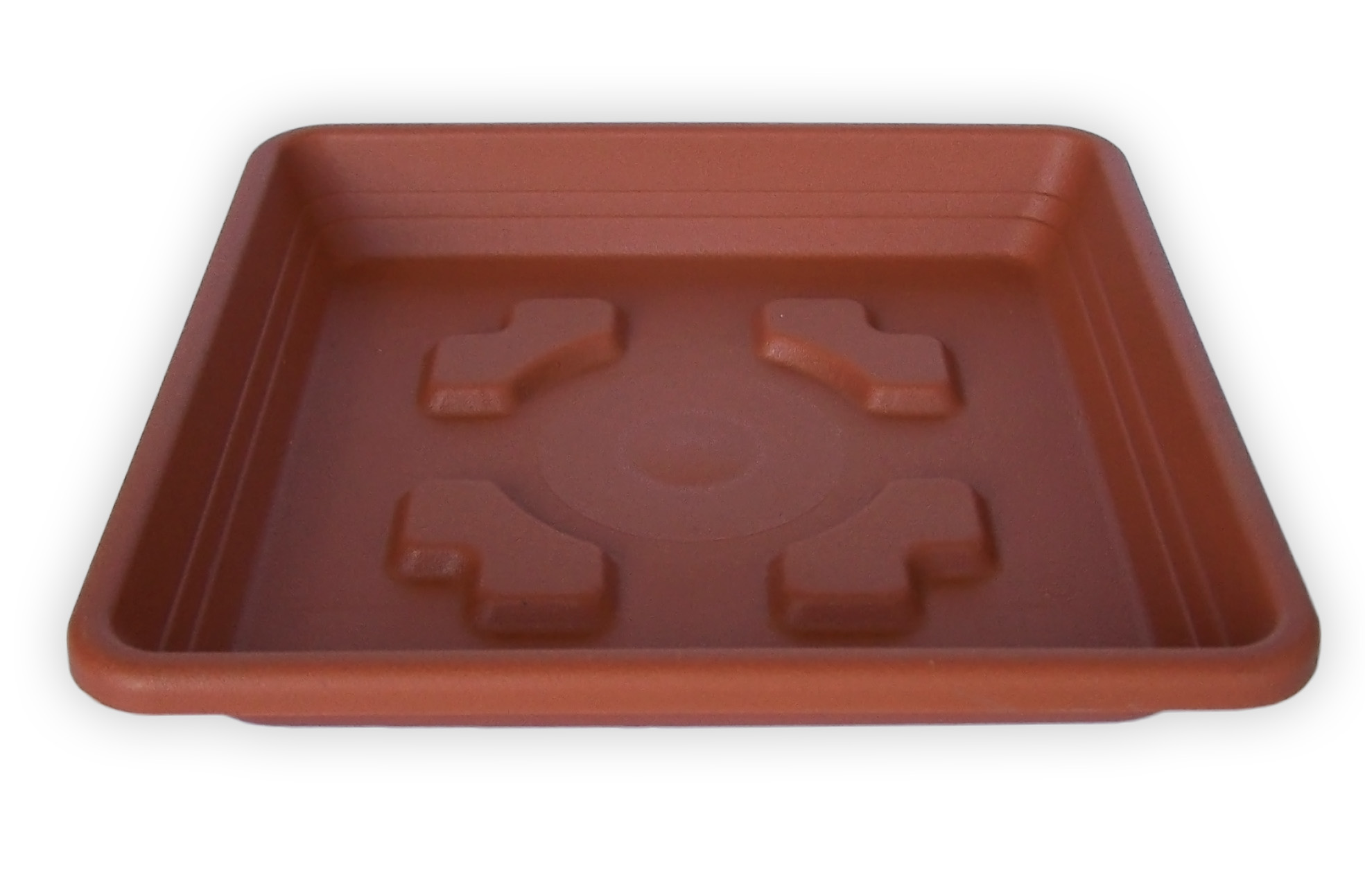 Cserép négyszögletes alátét, terrakotta 20 cm