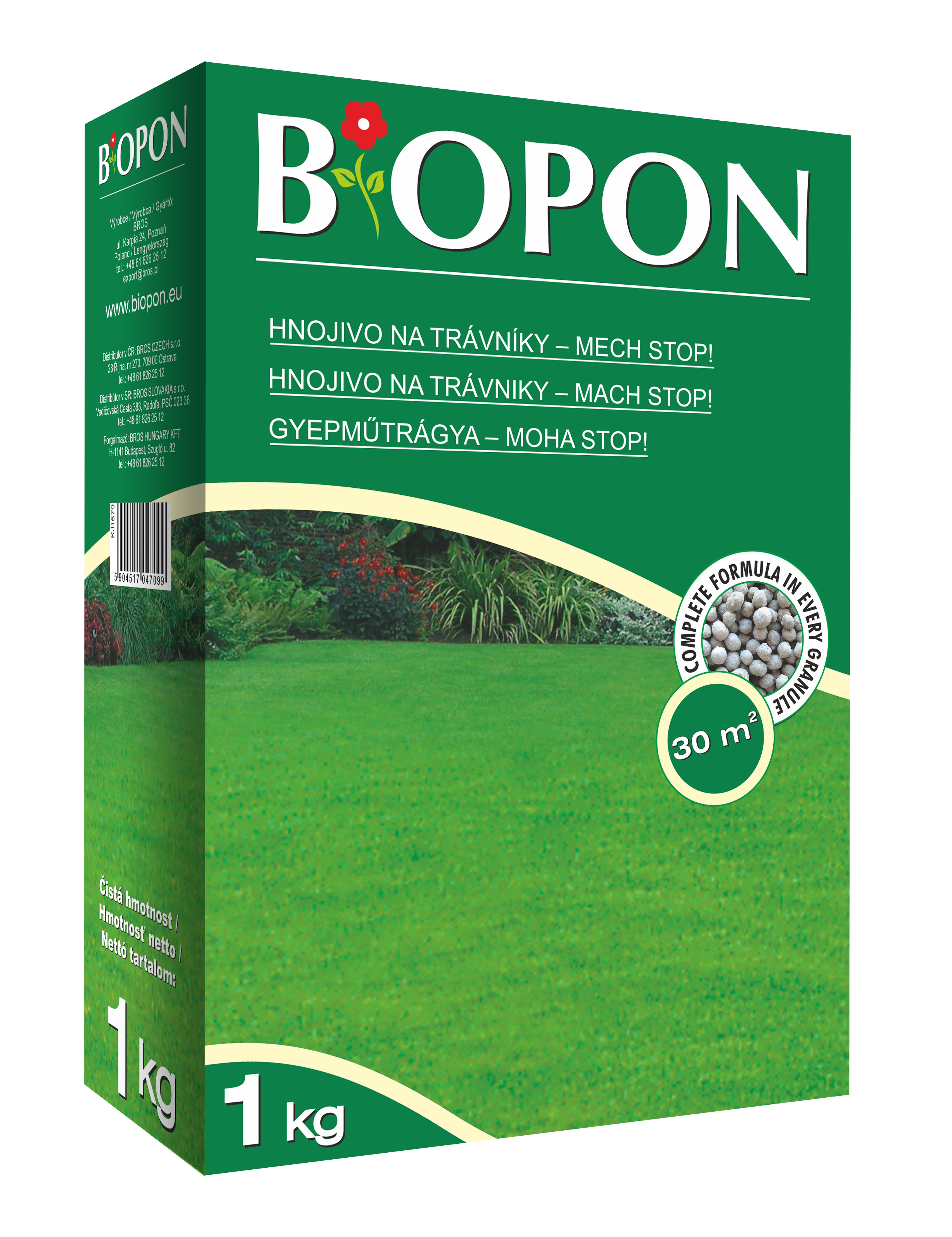 Biopon îngrășământ împotriva mușchilor 1 kg