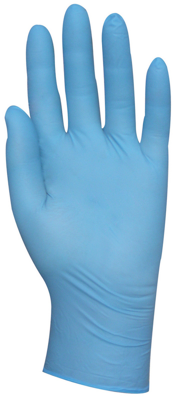 Mănuși de protecția muncii Albastru, cu pudră, NITRIL S 100 buc / pachet