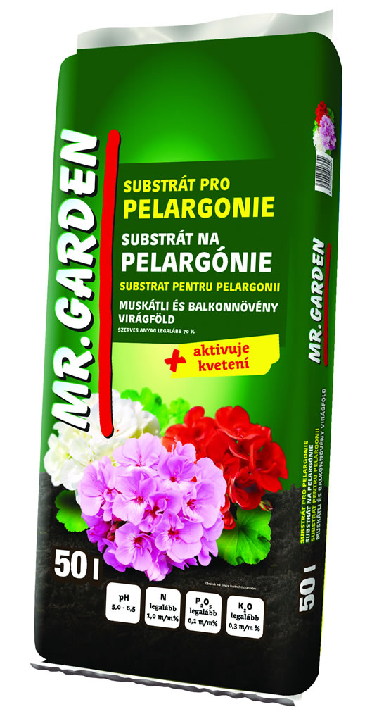 Virágföld Balkonnövényekhez Mr. Garden 50 l