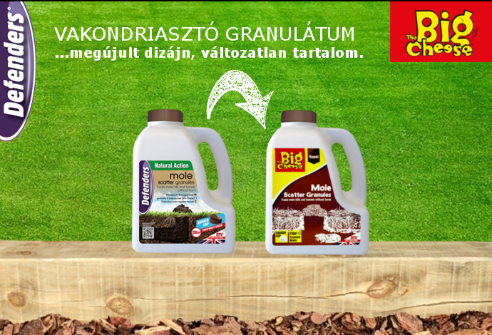 Granule repelente pentru cârtițe Defenders 2,5 kg