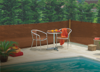 Plasă de umbrire țesută Extranet maro 1x50 m