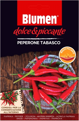 Pepperoni Tabasco - foarte iute (aprox. 10-20 bucăți)