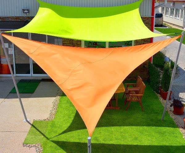 Napvitorla homok 3,6x3,6 m 230g/m2